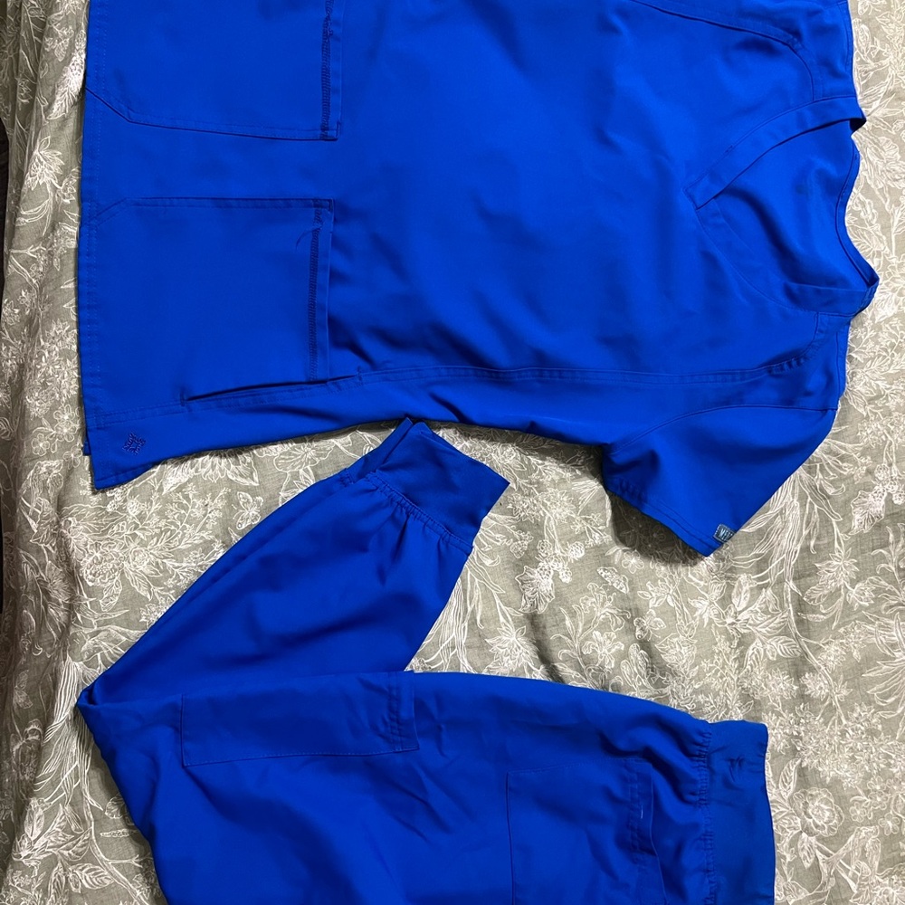 Blue Scrub Set